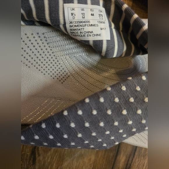 Clarks Cloudsteppers  Arla Glison Grey Flip Flop Wedge Sandals Women’s Size 12M - Picture 6 of 6